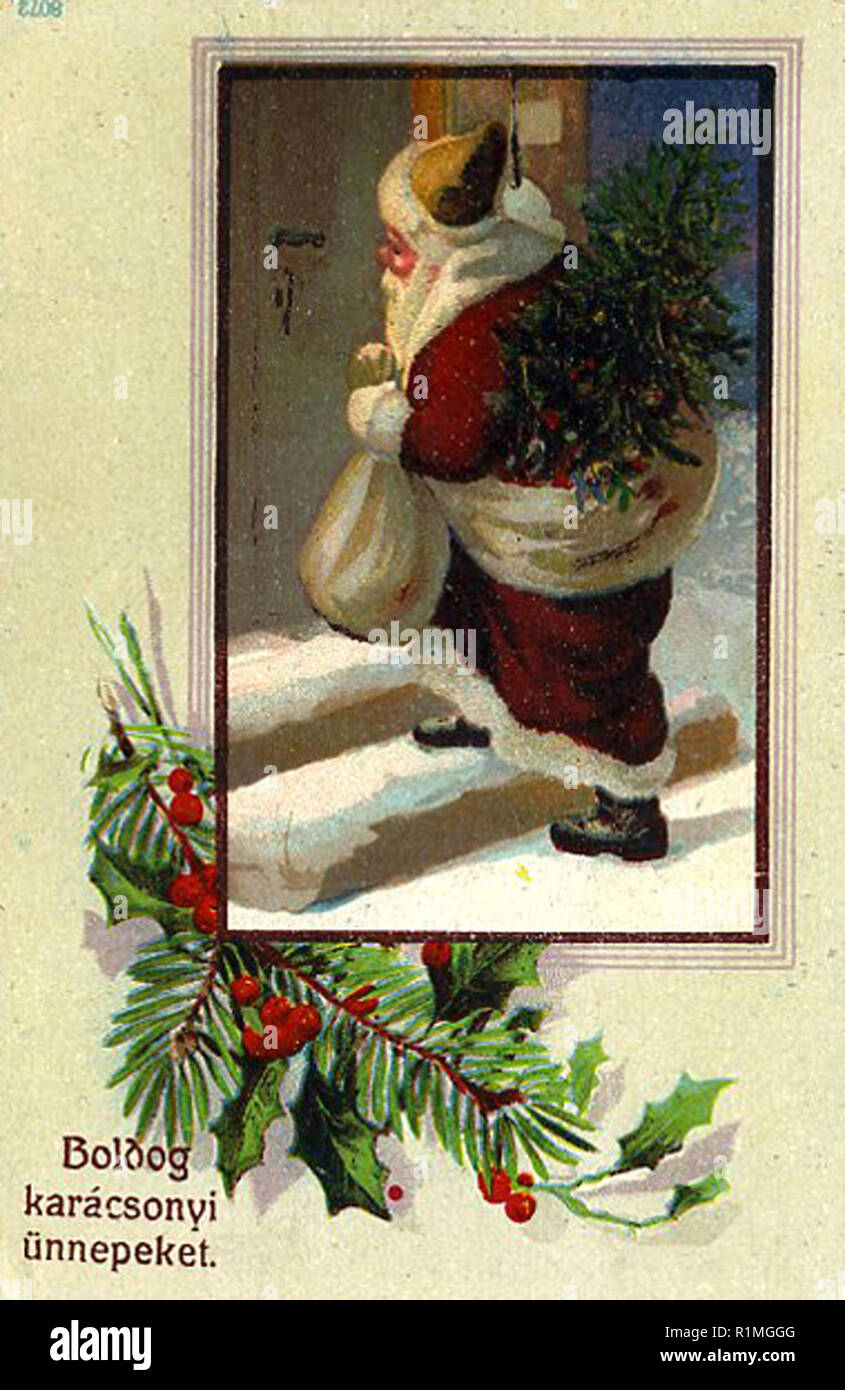 St nicolas christmas vintage hi-res stock photography and images - Alamy