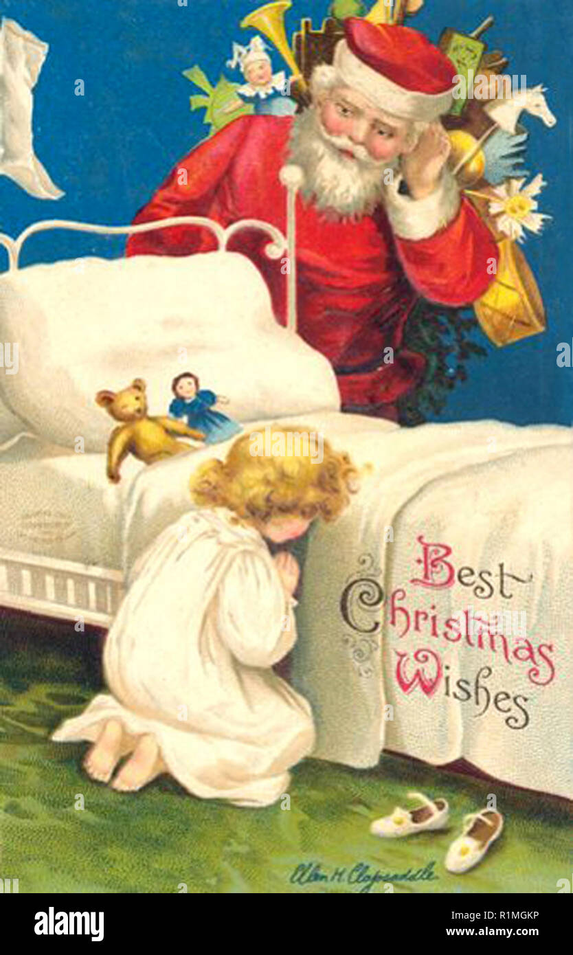 St nicolas christmas vintage hi-res stock photography and images - Alamy