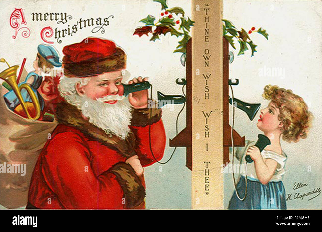 St nicolas christmas vintage hi-res stock photography and images - Alamy
