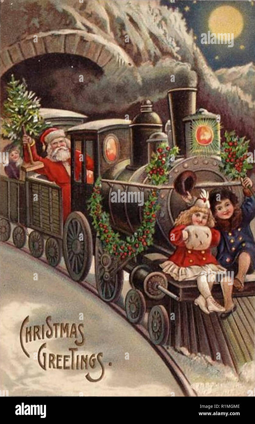 St nicolas christmas vintage hi-res stock photography and images - Alamy