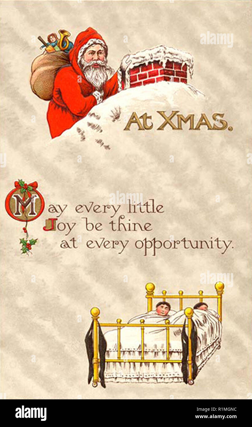 Santa Claus Illustration Antique High Resolution Stock Photography And Images Alamy