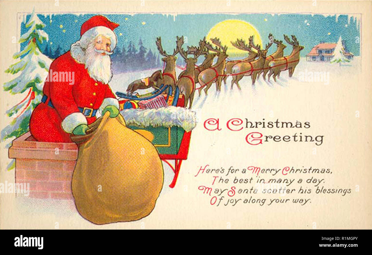 St nicolas christmas vintage hi-res stock photography and images - Alamy
