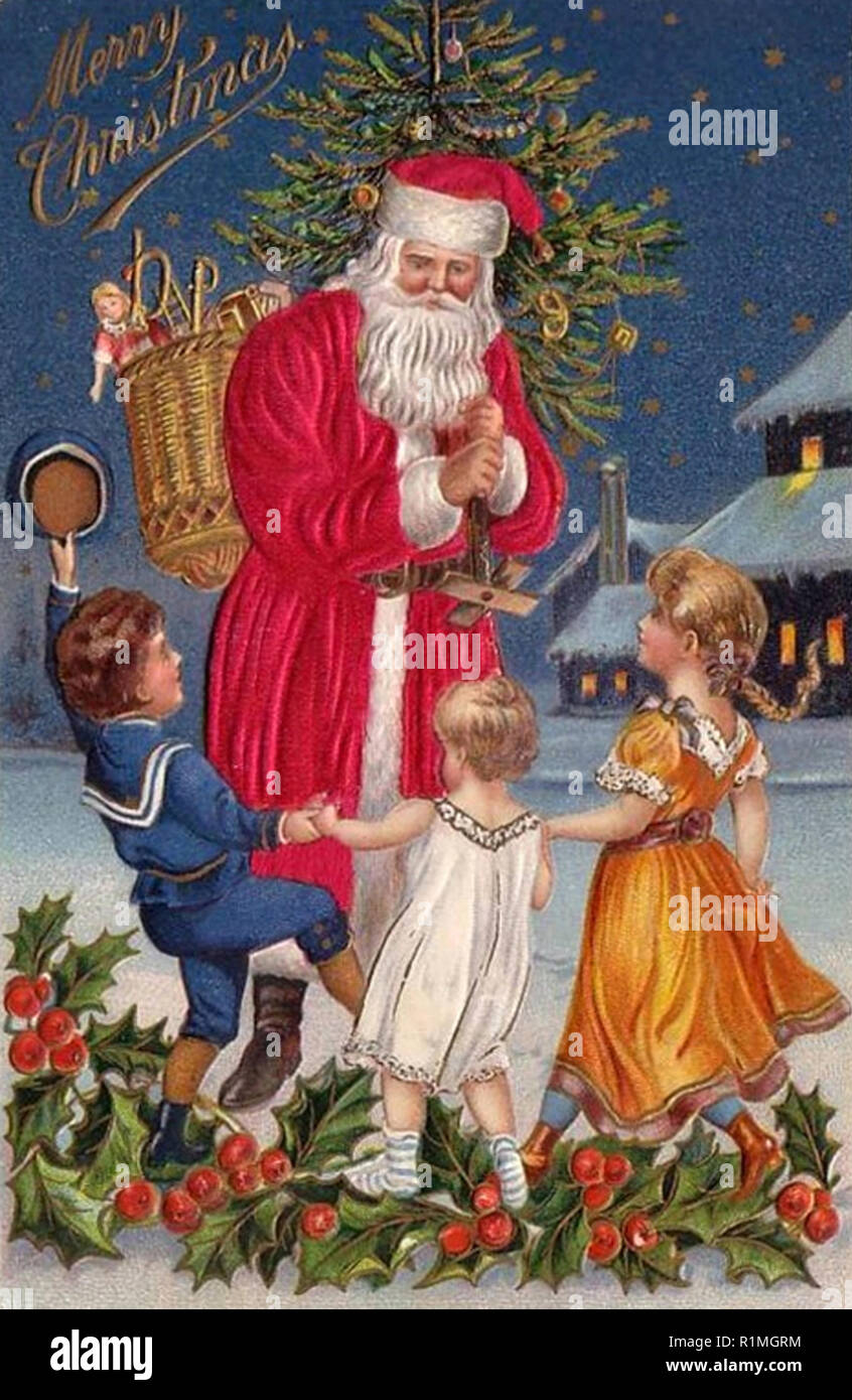 St nicolas christmas vintage hi-res stock photography and images - Alamy