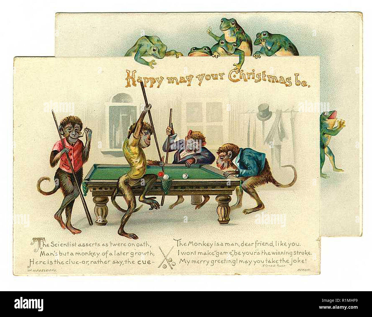 Victorian traditional christmas card Cut Out Stock Images & Pictures ...