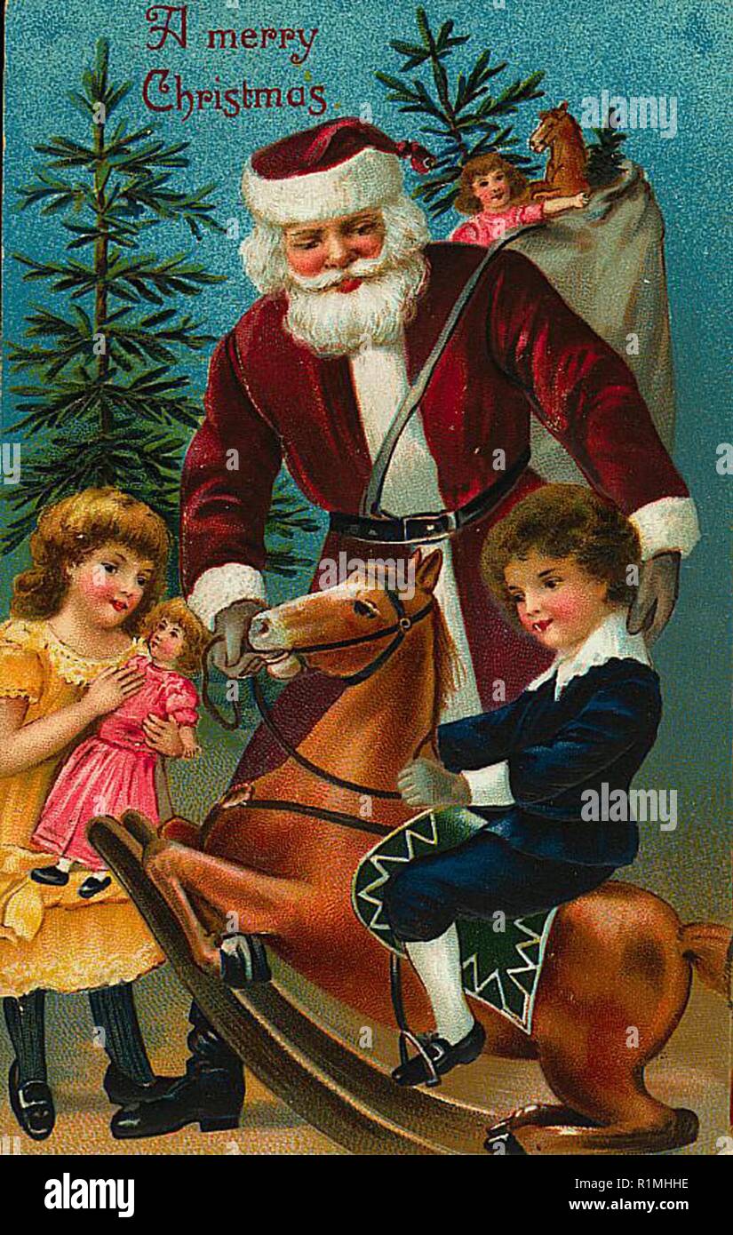 St nicolas christmas vintage hi-res stock photography and images - Alamy