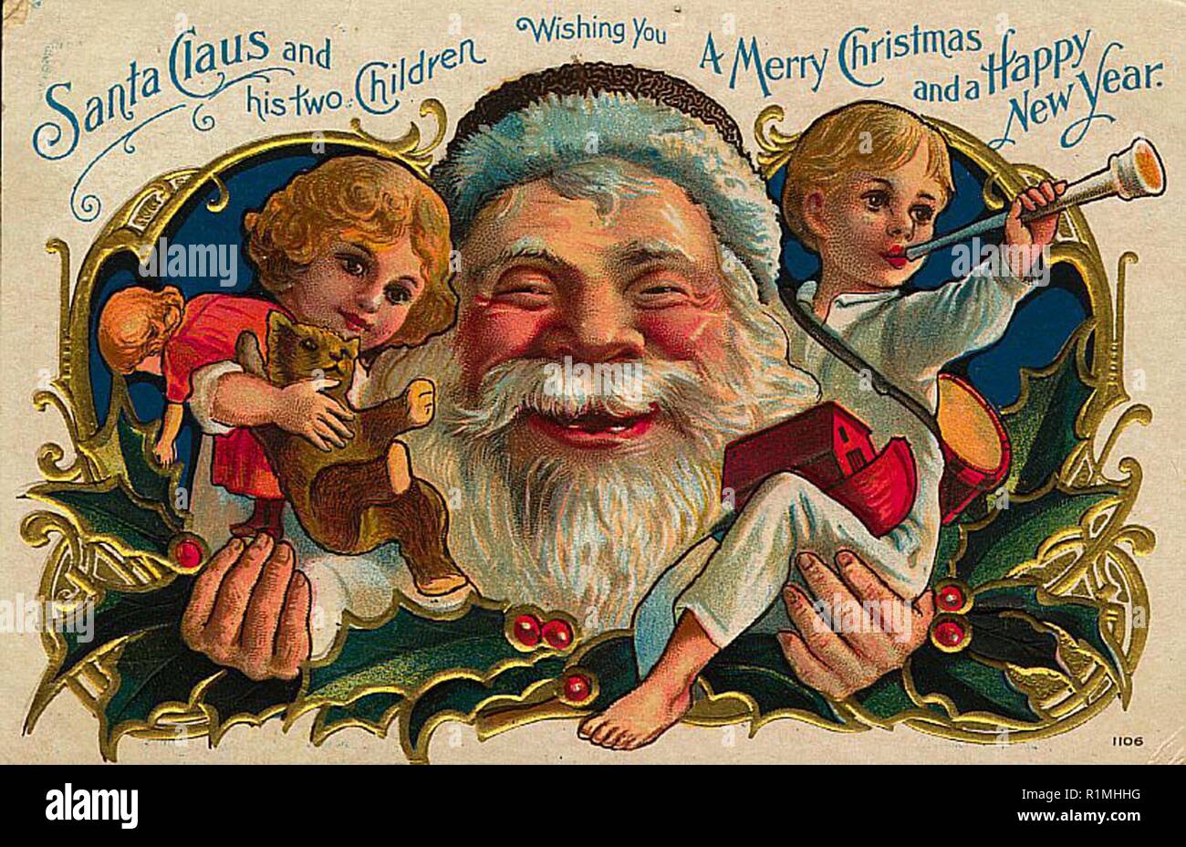 St nicolas christmas vintage hi-res stock photography and images - Alamy
