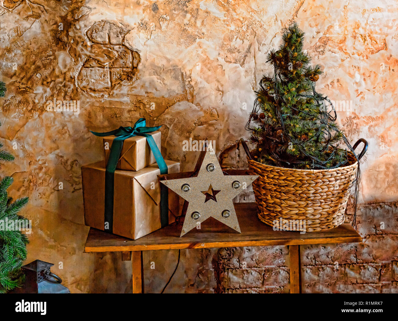 Christmas Interior Decoration Holiday Star Tree Home