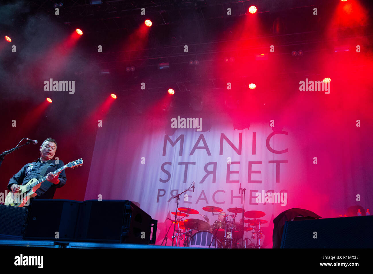 Manic Street Preachers - Live From Times Square Newcastle upon Tyne - August 2017 Stock Photo