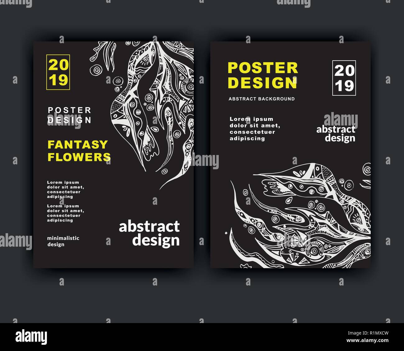 Abstract flowers background. It can be used for posters, cards, flyers