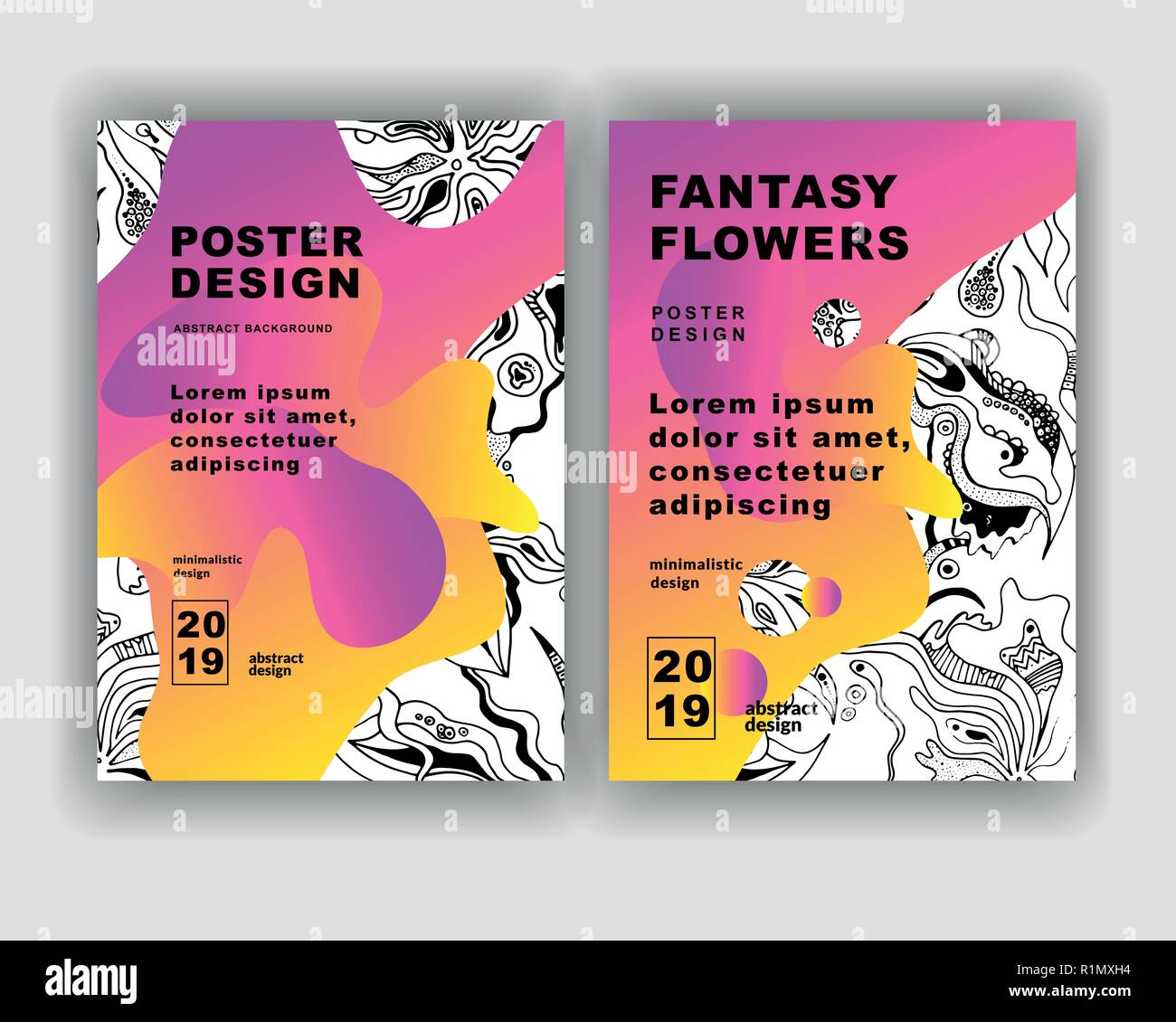 Abstract flowers background. It can be used for posters, cards, flyers