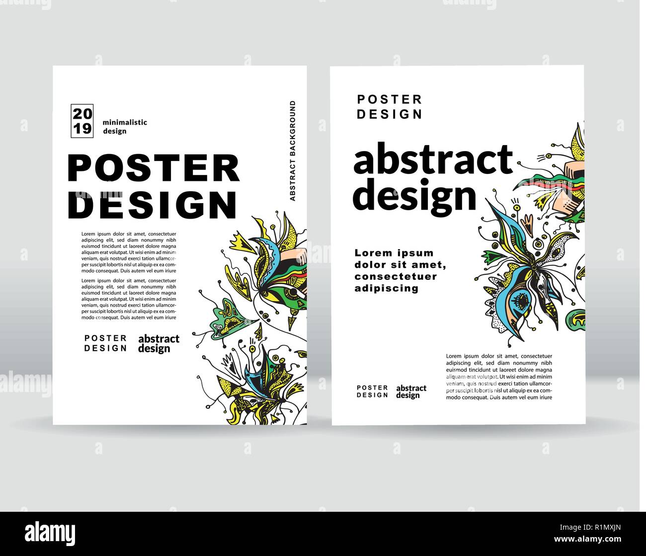 Abstract flowers background. It can be used for posters, cards, flyers