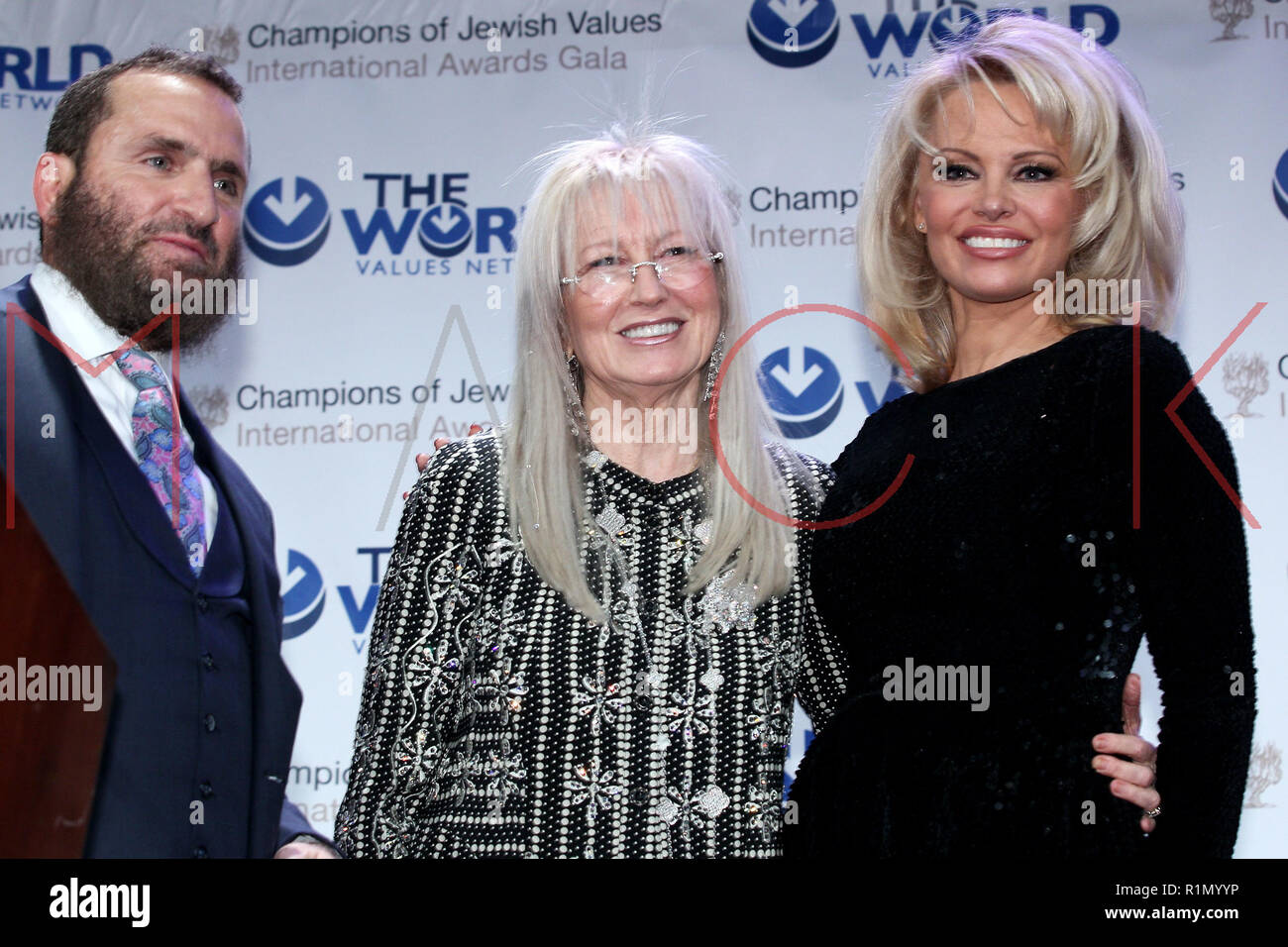 NEW YORK, NY MAY 05 Rabbi Shmuley Boteach, Miriam Adelson and Pamela