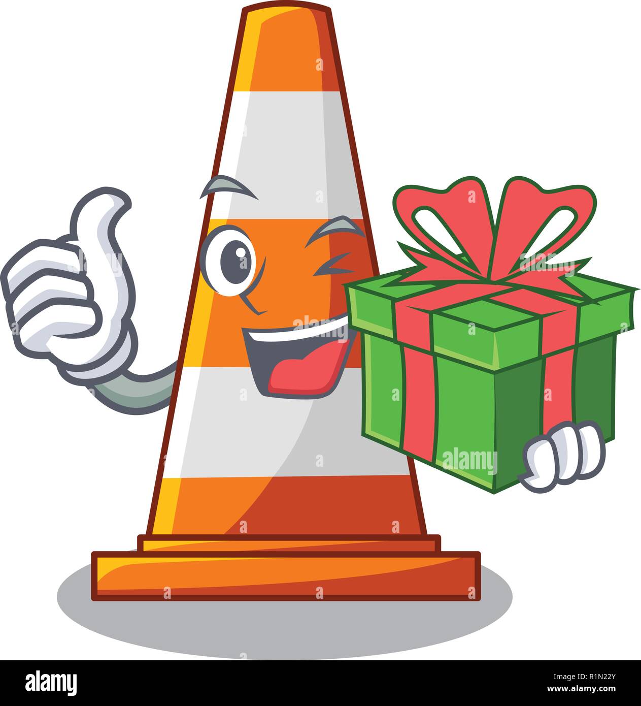 Traffic cone funny Stock Vector Images Alamy