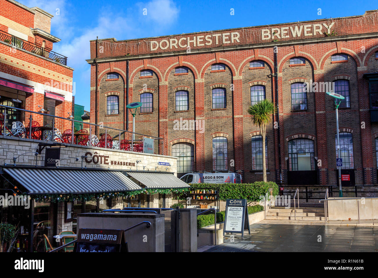 dorchester brewery square redevelopment site , dorchester county town, dorset, england, uk Stock Photo