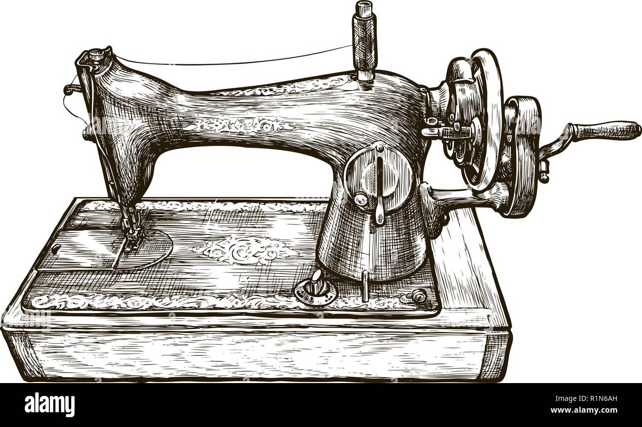 8721 Sewing Machine Drawing Images Stock Photos  Vectors  Shutterstock