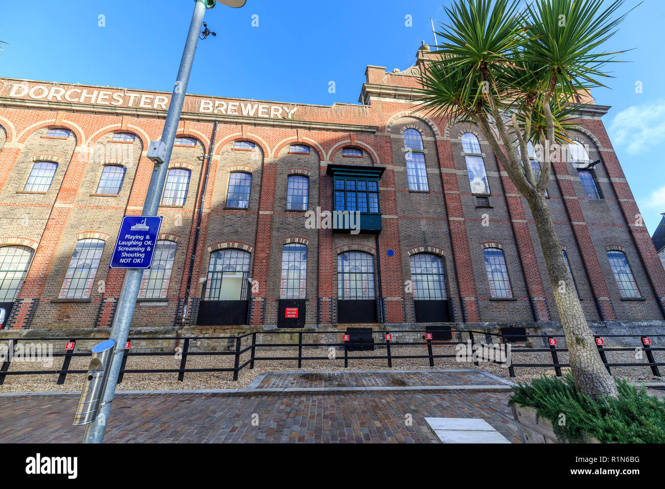 dorchester brewery square redevelopment site , dorchester county town, dorset, england, uk Stock Photo