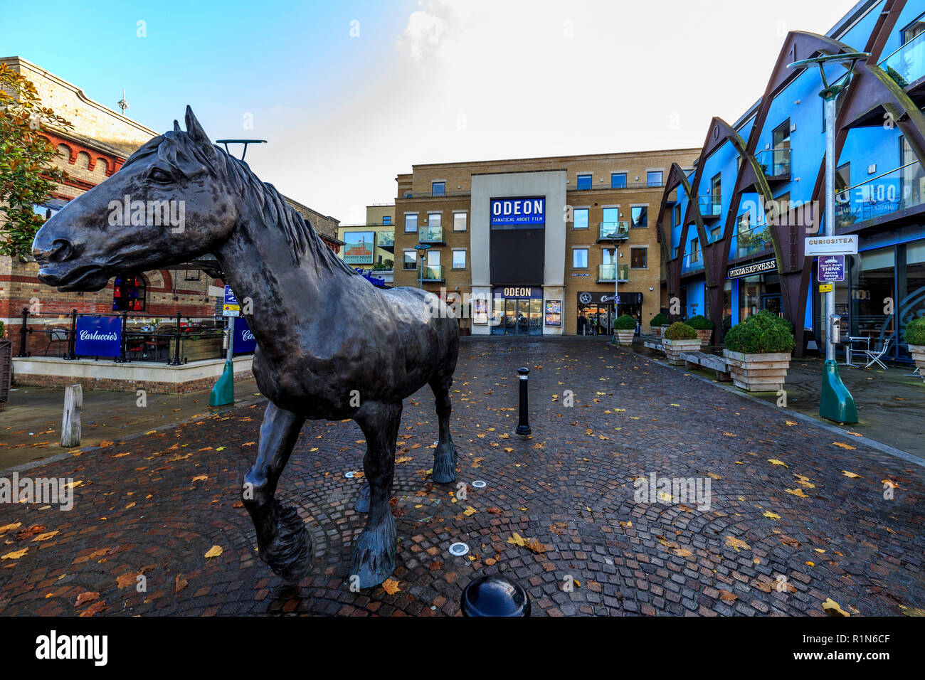 dorchester brewery square redevelopment site , dorchester county town, dorset, england, uk Stock Photo