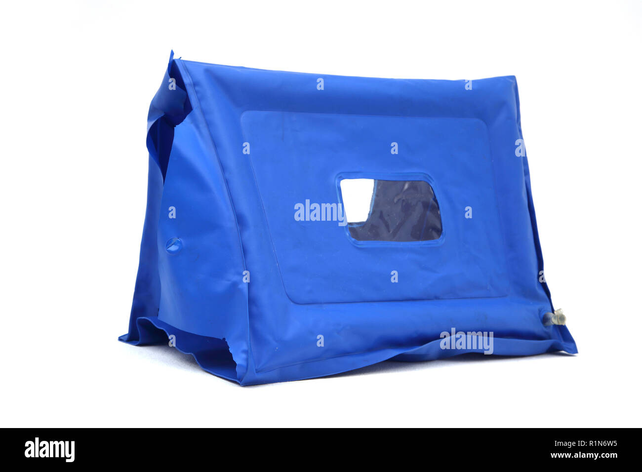 Vintage 1970's Sindy's Foldaway Inflatable Tent Stock Photo