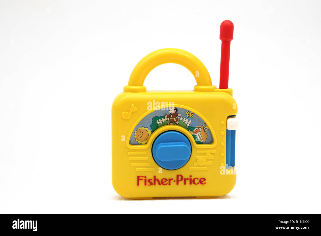 Vintage Fisher Price Musical Radio Toy Stock Photo - Alamy