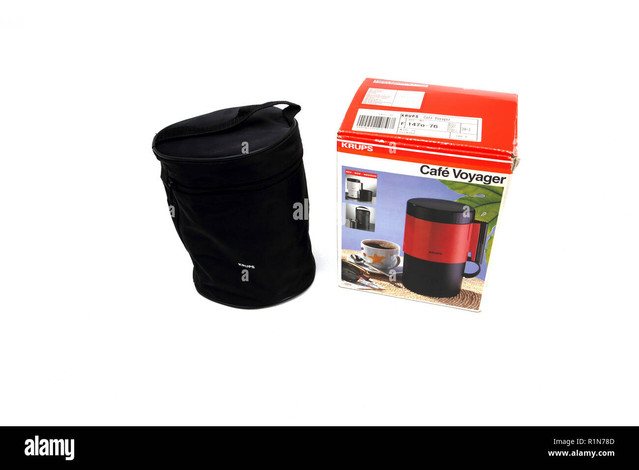 Krups Cafe Voyager Travel Size Coffee Maker Stock Photo Alamy