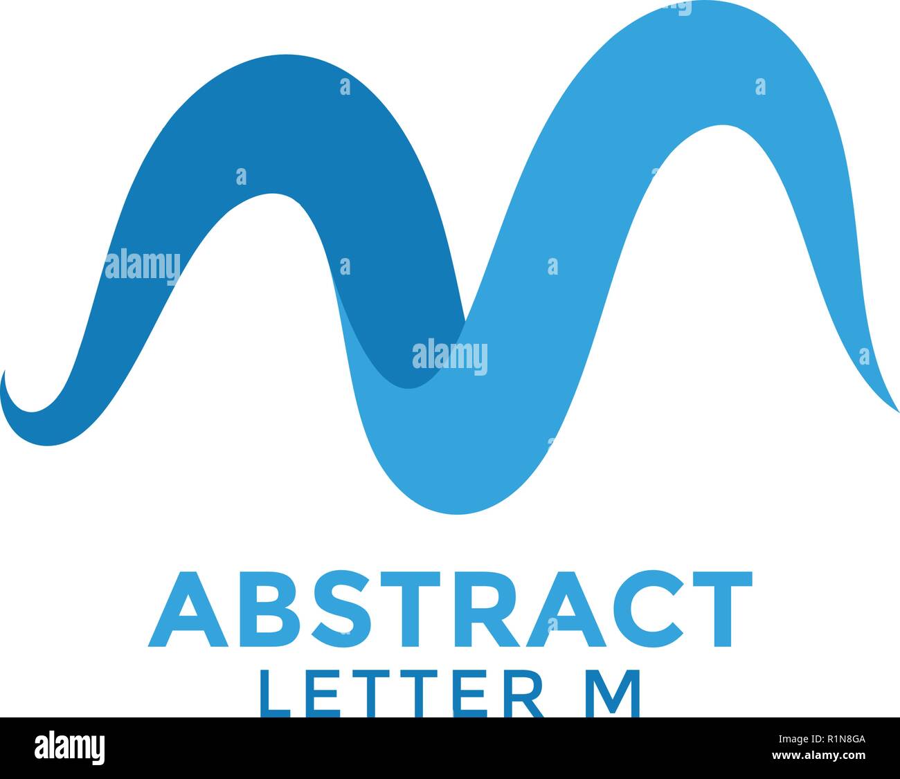 Letter m abstract hi-res stock photography and images - Alamy
