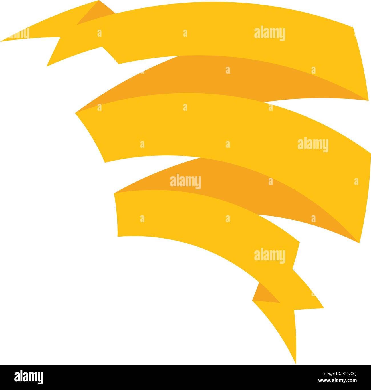 Ribbon Banner Graphic Design Template Vector Stock Vector Art