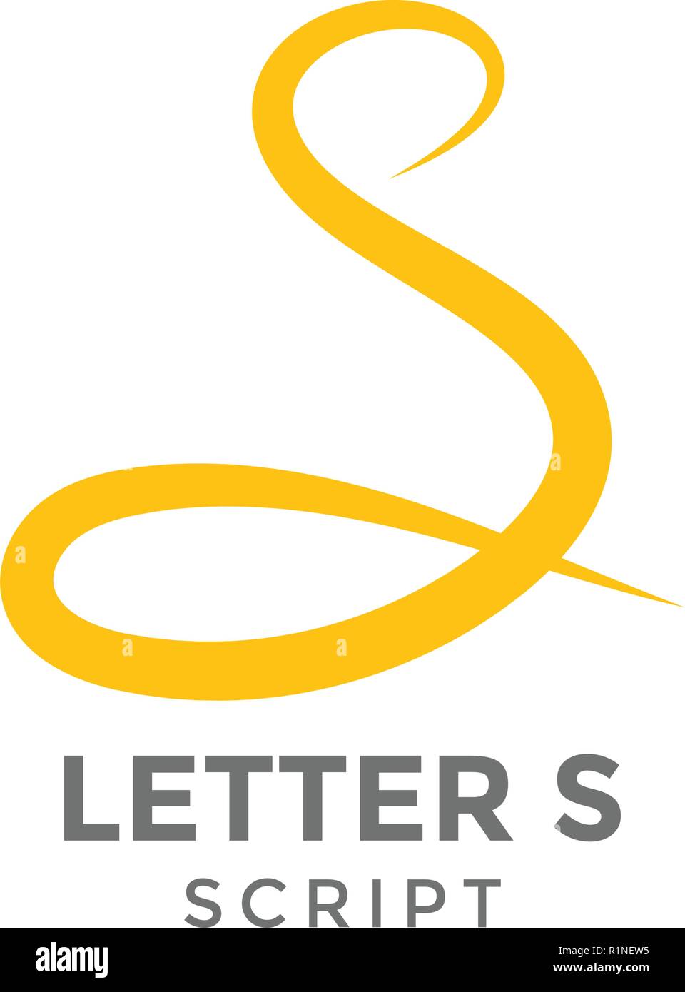 Letter S graphic design template vector illustration Stock Vector Image