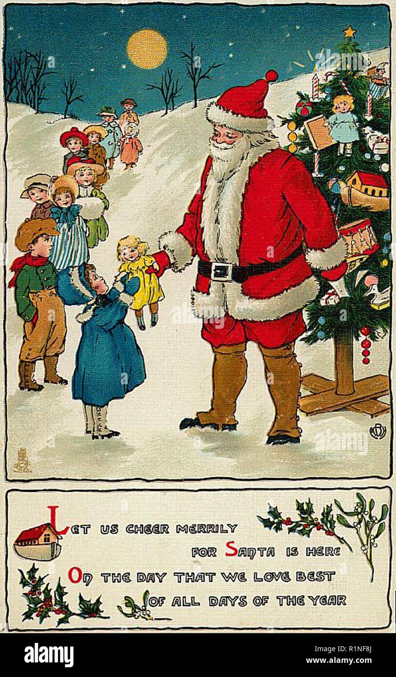 St nicolas christmas vintage hi-res stock photography and images - Alamy