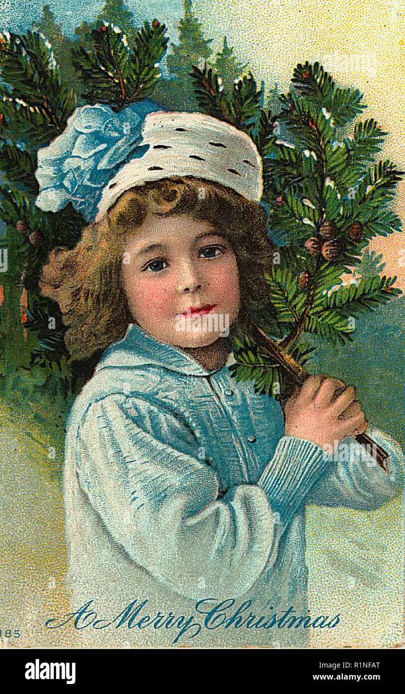 vintage christmas card design Stock Photo Alamy