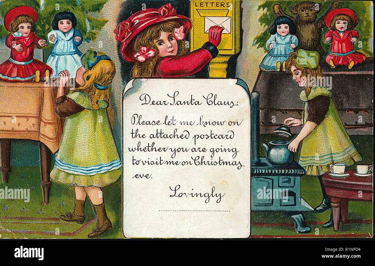 vintage christmas card design Stock Photo Alamy