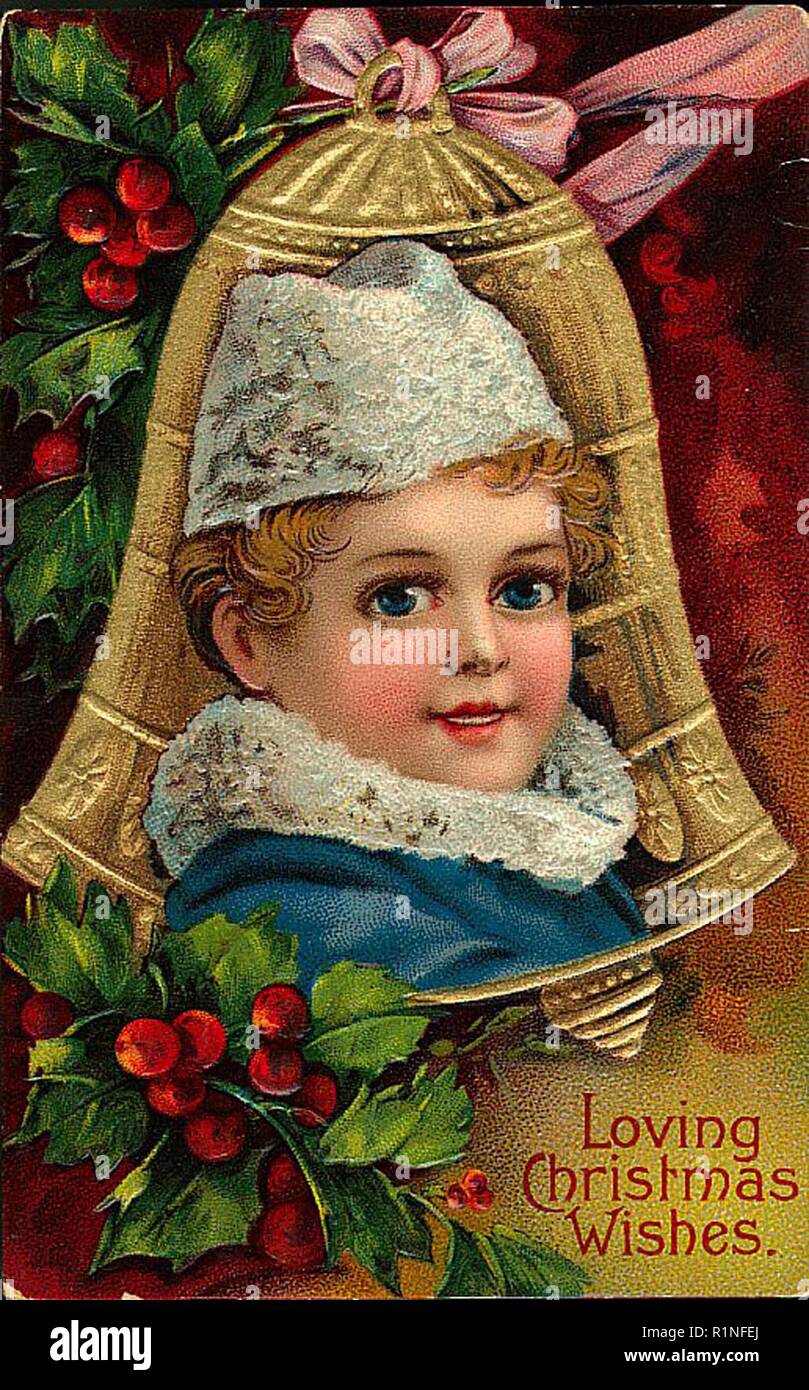 vintage christmas card design Stock Photo Alamy