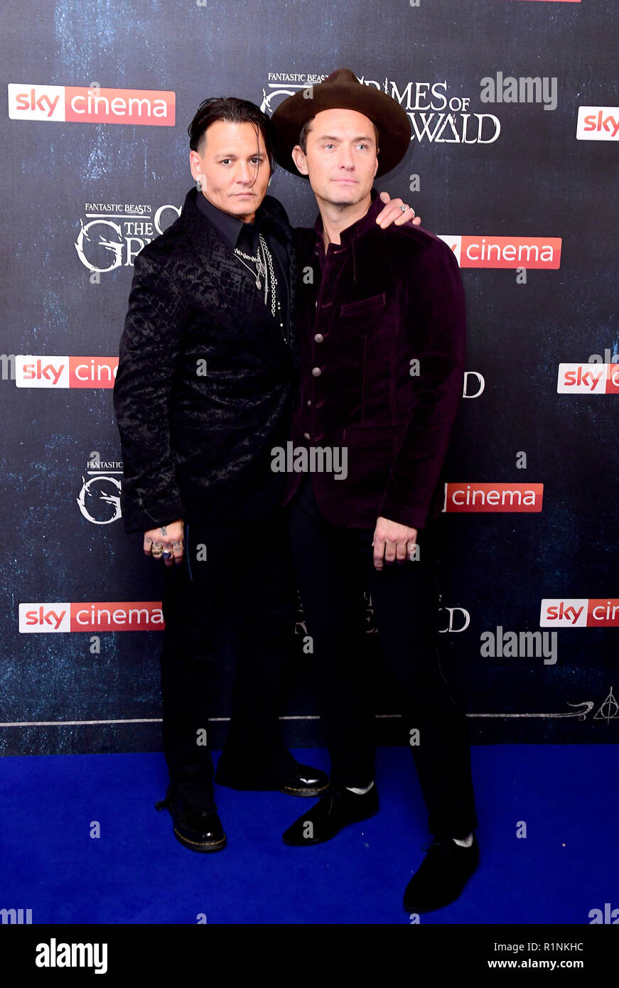 johnny depp fantastic beasts premiere