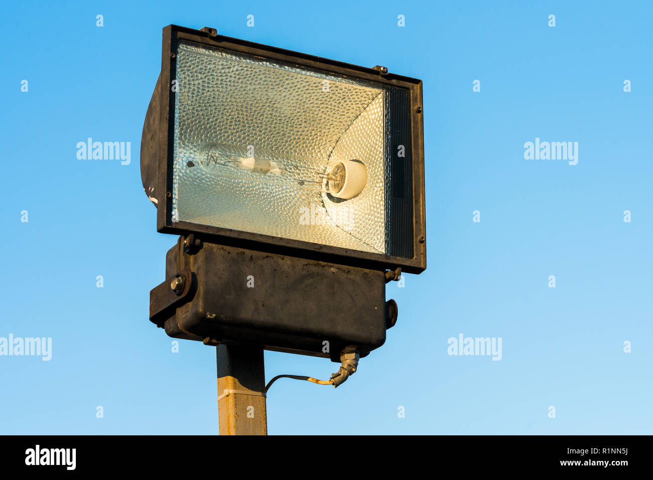 allweather halogen street lamp Stock Photo Alamy