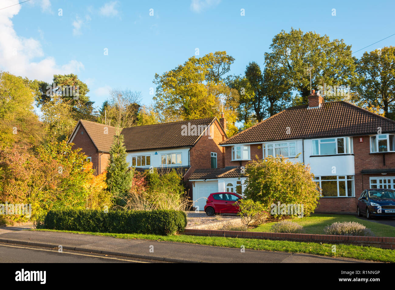 British residential house, Wolverhampton suburbs, West Midlands UK Stock Photo