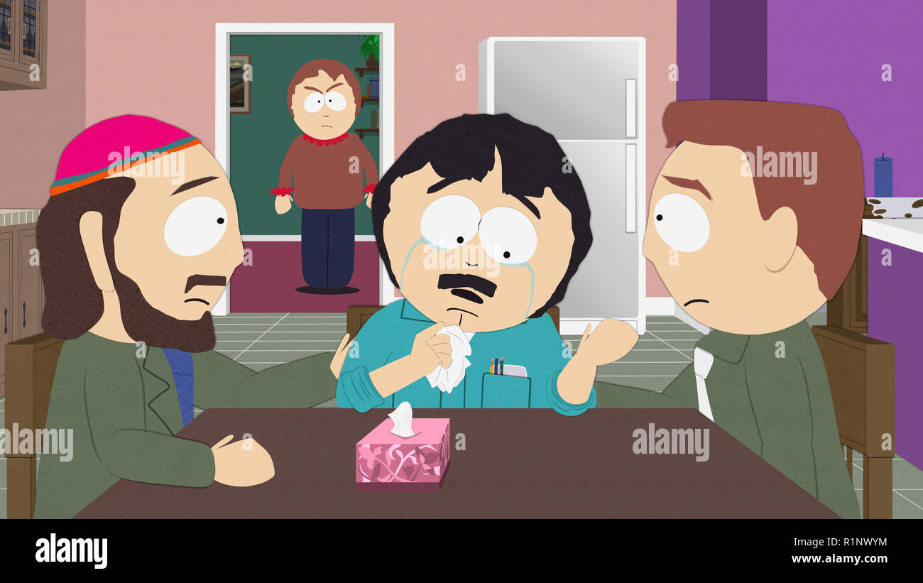 SOUTH PARK, from left Gerald Broflovski (voiced by Matt Stone), Sharon