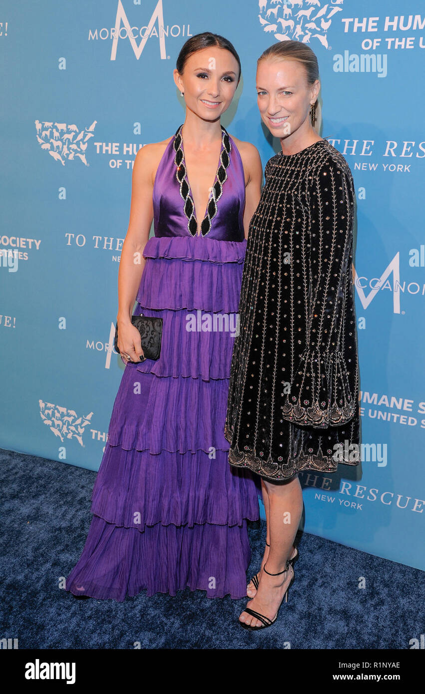 New York, United States. 09th Nov, 2018. Georgina Bloomberg and Susan