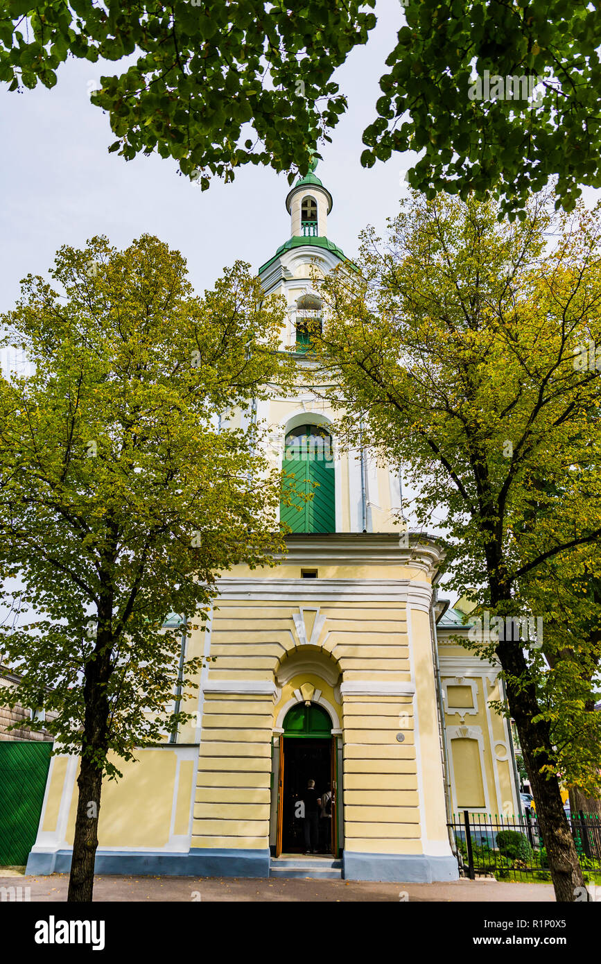 St. Catherine's Church is a Russian Orthodox church. Parnu - Pärnu - , Pärnu County, Estonia, Baltic states, Europe. Stock Photo