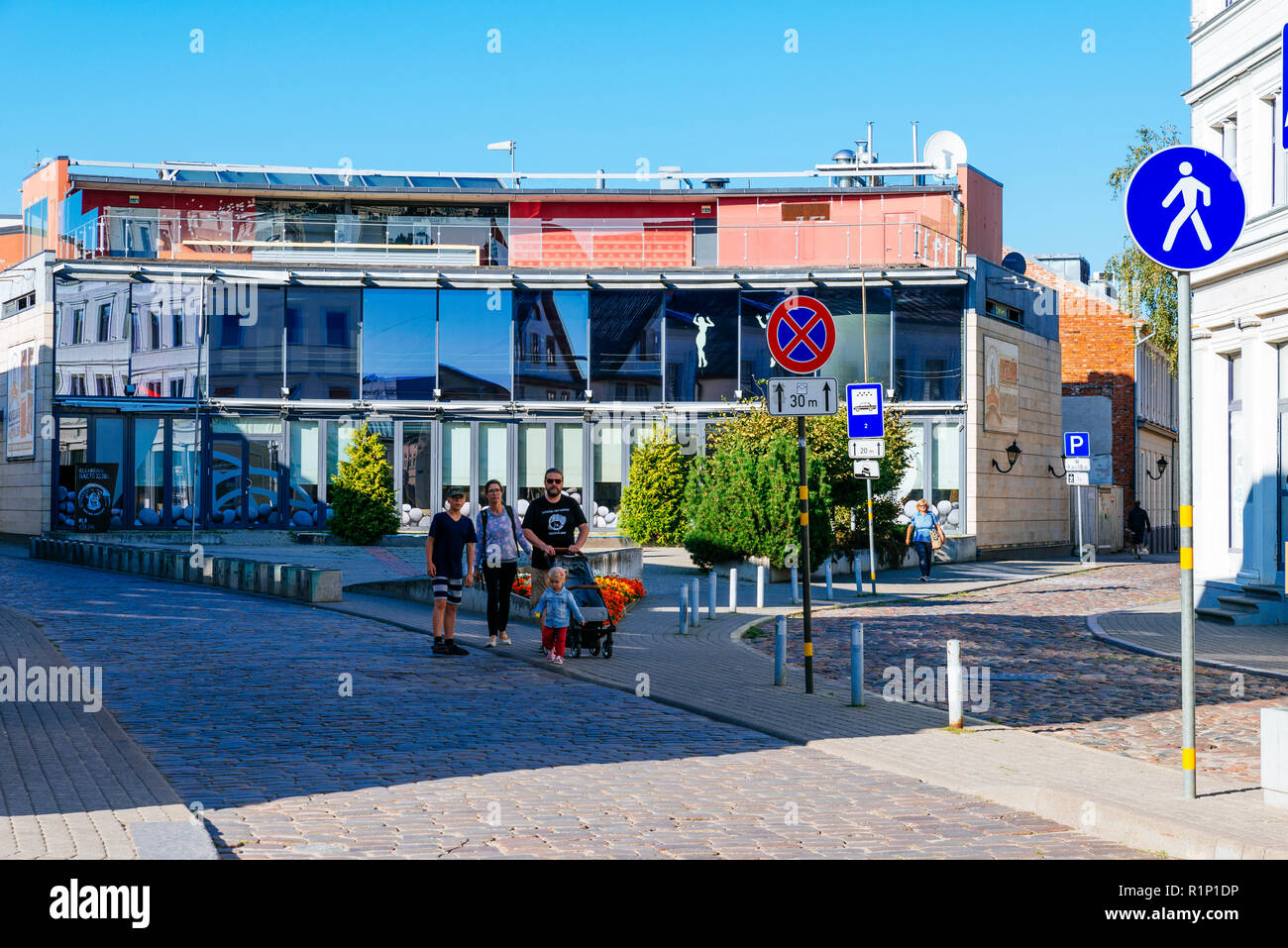 The center of the city of Liepāja - Liepaja, Kurzeme Region, Latvia, Baltic  states, Europe Stock Photo - Alamy