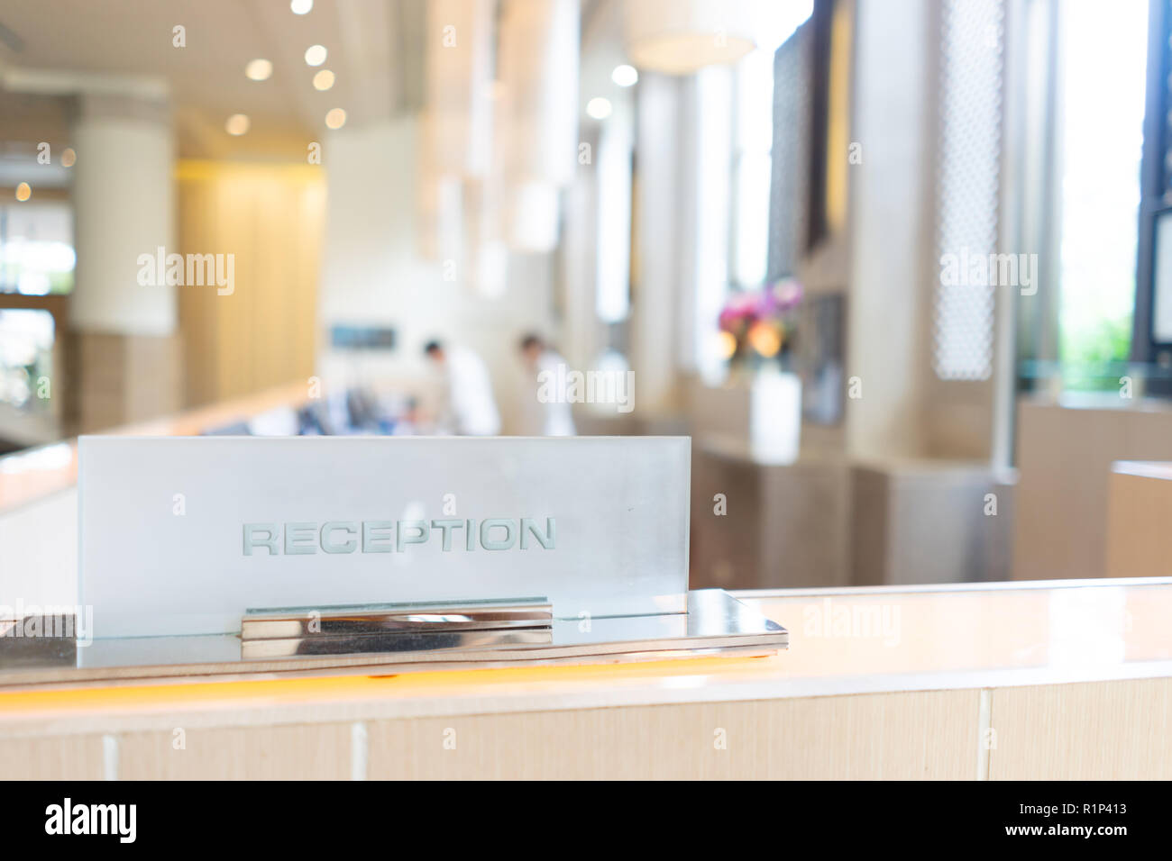 Luxury hotel reception lobby hires stock photography and images Alamy