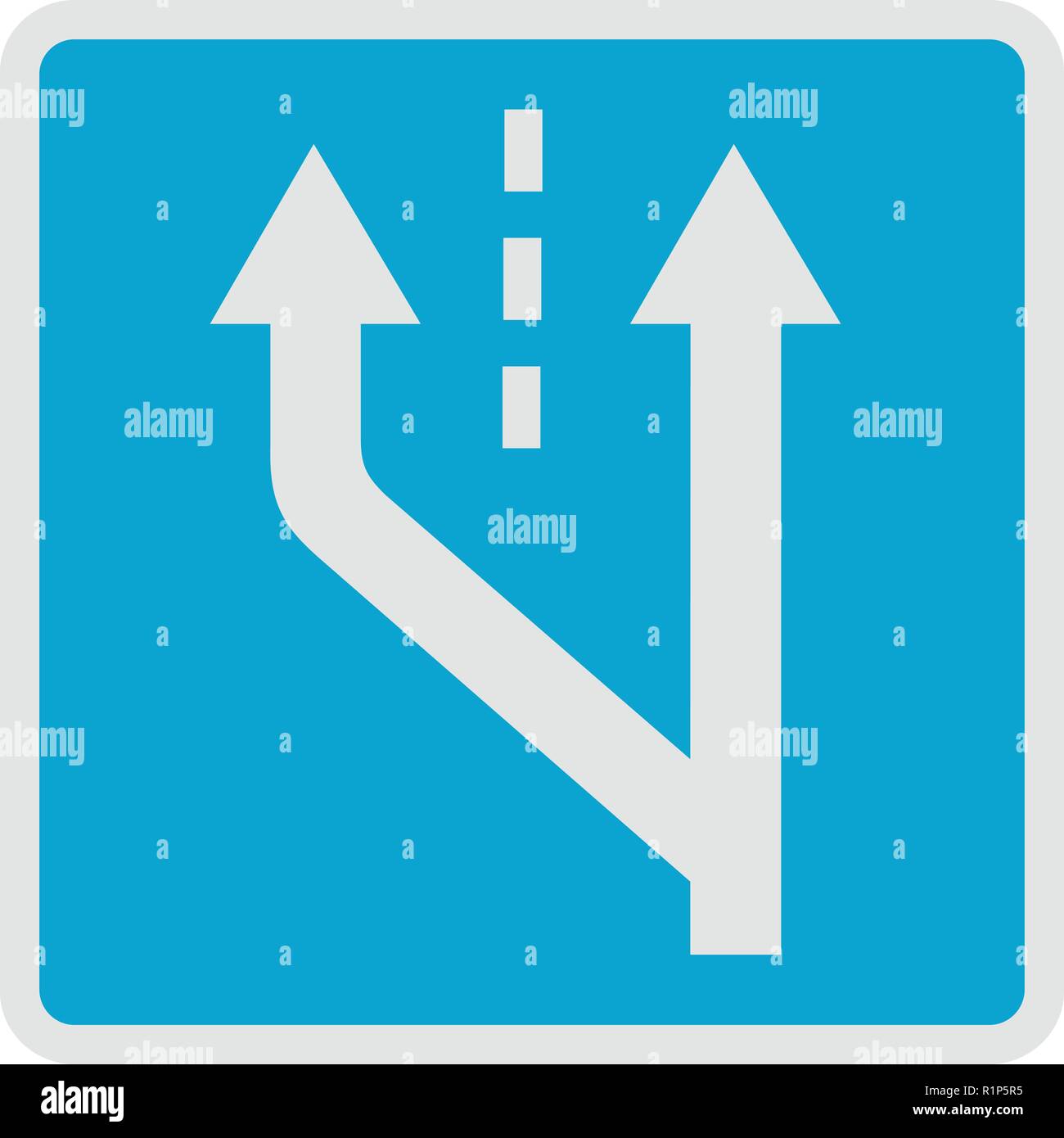 Beginning of middle section icon. Simple vector illustration of ...