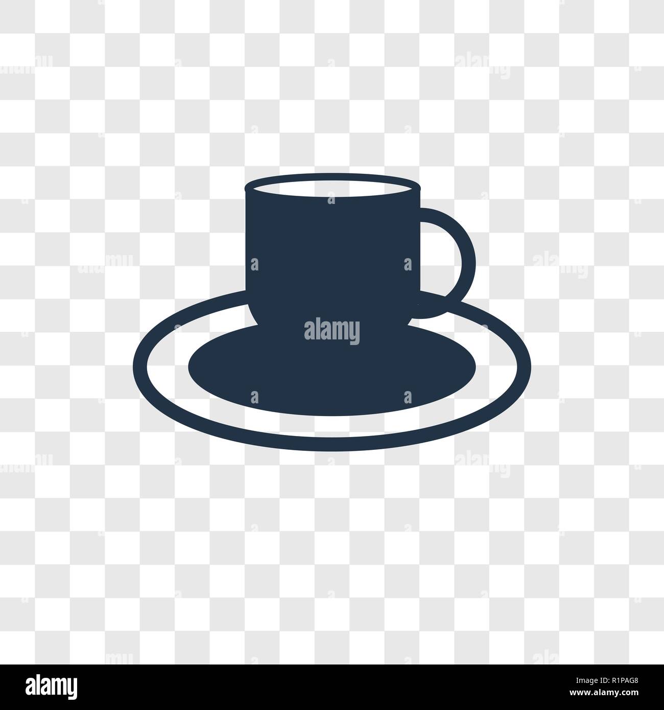 Coffee shop vector icon isolated on transparent background, Coffee shop