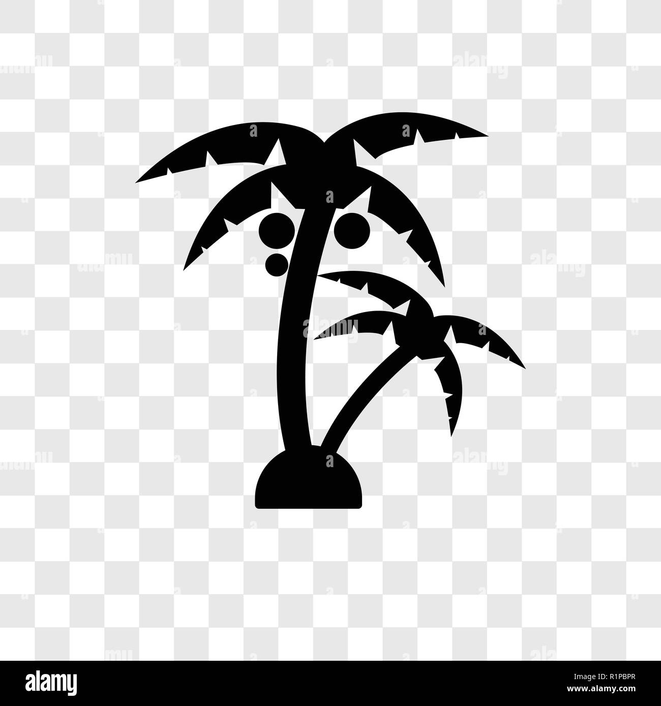 pic Palm Tree Logo Transparent https www alamy com palm tree vector icon isolated on transparent background palm tree transparency logo concept image224841647 html