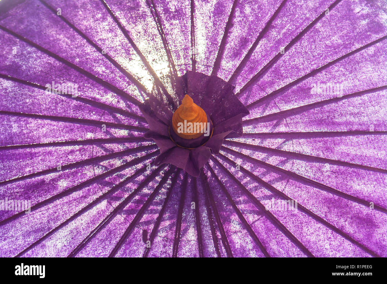 Umbrella made of paper ; Umbrella tradition handcraft Stock Photo Alamy