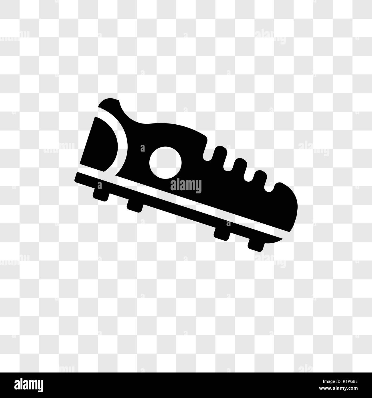 Cleats vector icon isolated on transparent background, Cleats transparency logo concept Stock Vector