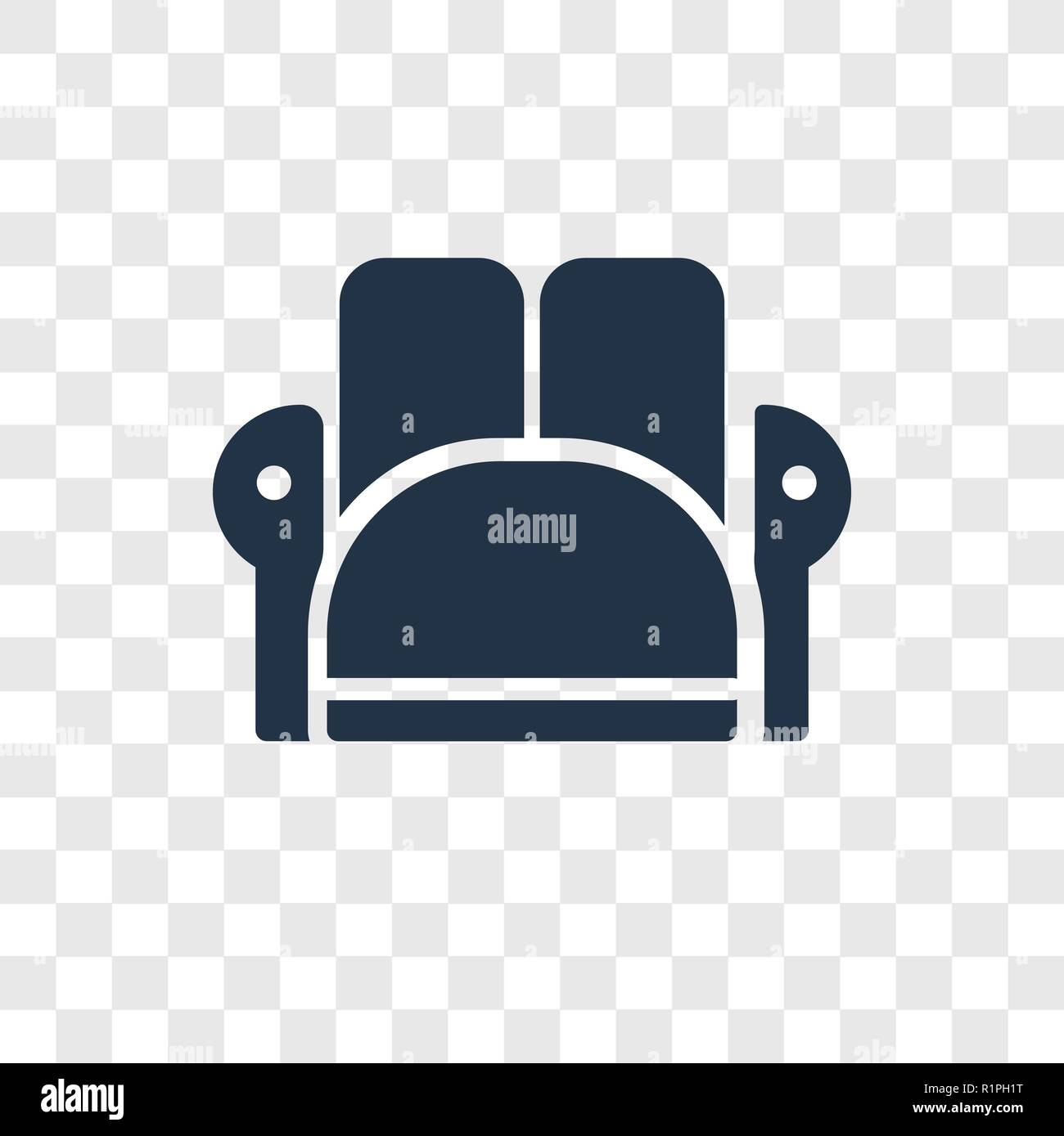 Sofa vector icon isolated on transparent background, Sofa transparency logo  concept Stock Vector Image & Art - Alamy
