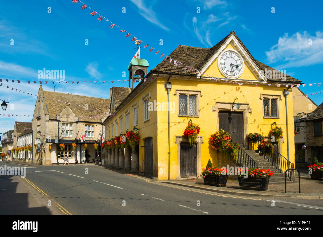 Tetbury old town hall building hires stock photography and images Alamy