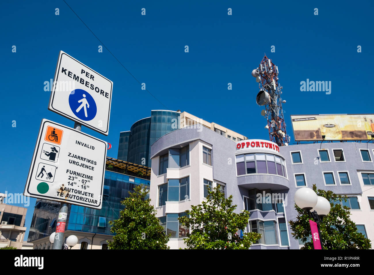 Albania, Shkoder, urban centre Stock Photo