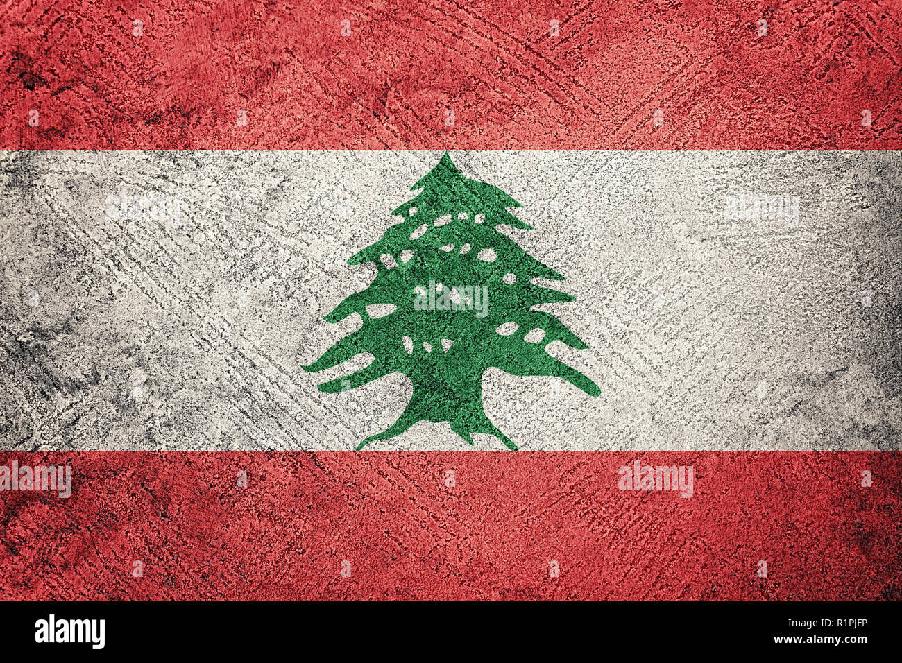 Grunge Lebanon Flag Lebanon Flag With Grunge Texture Stock Photo Alamy