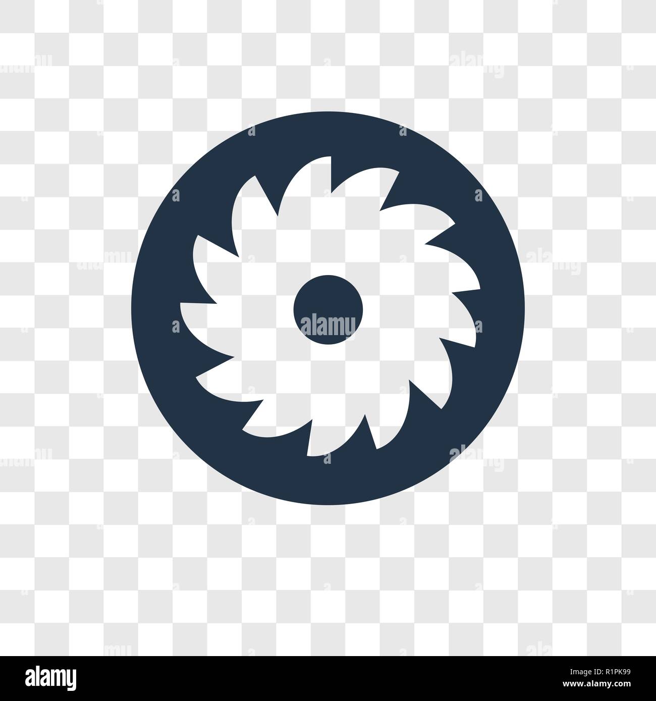 Apple Cake vector icon isolated on transparent background, Apple Cake transparency logo concept Stock Vector