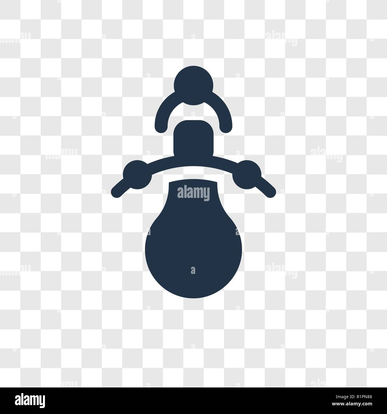 Pacifier vector icon isolated on transparent background, Pacifier ...